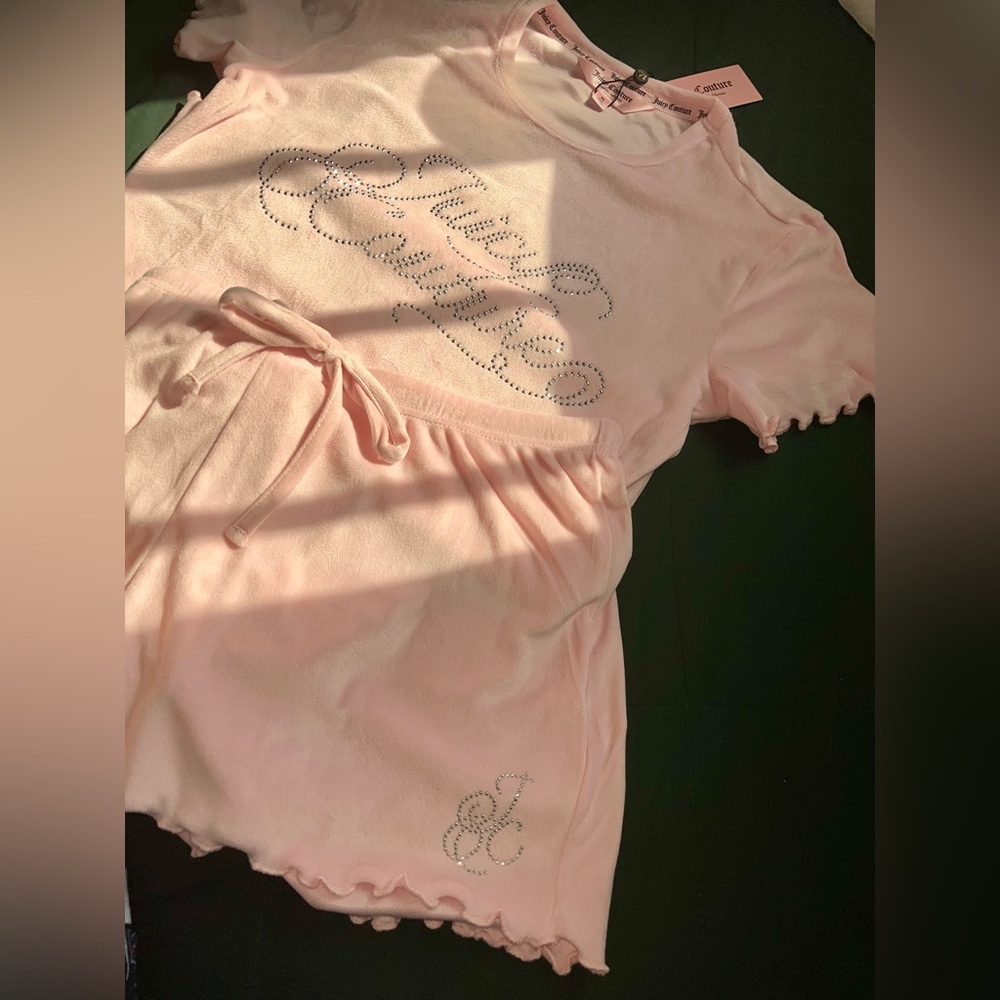 Dreamy Pink Short Sleeve Pajama Set